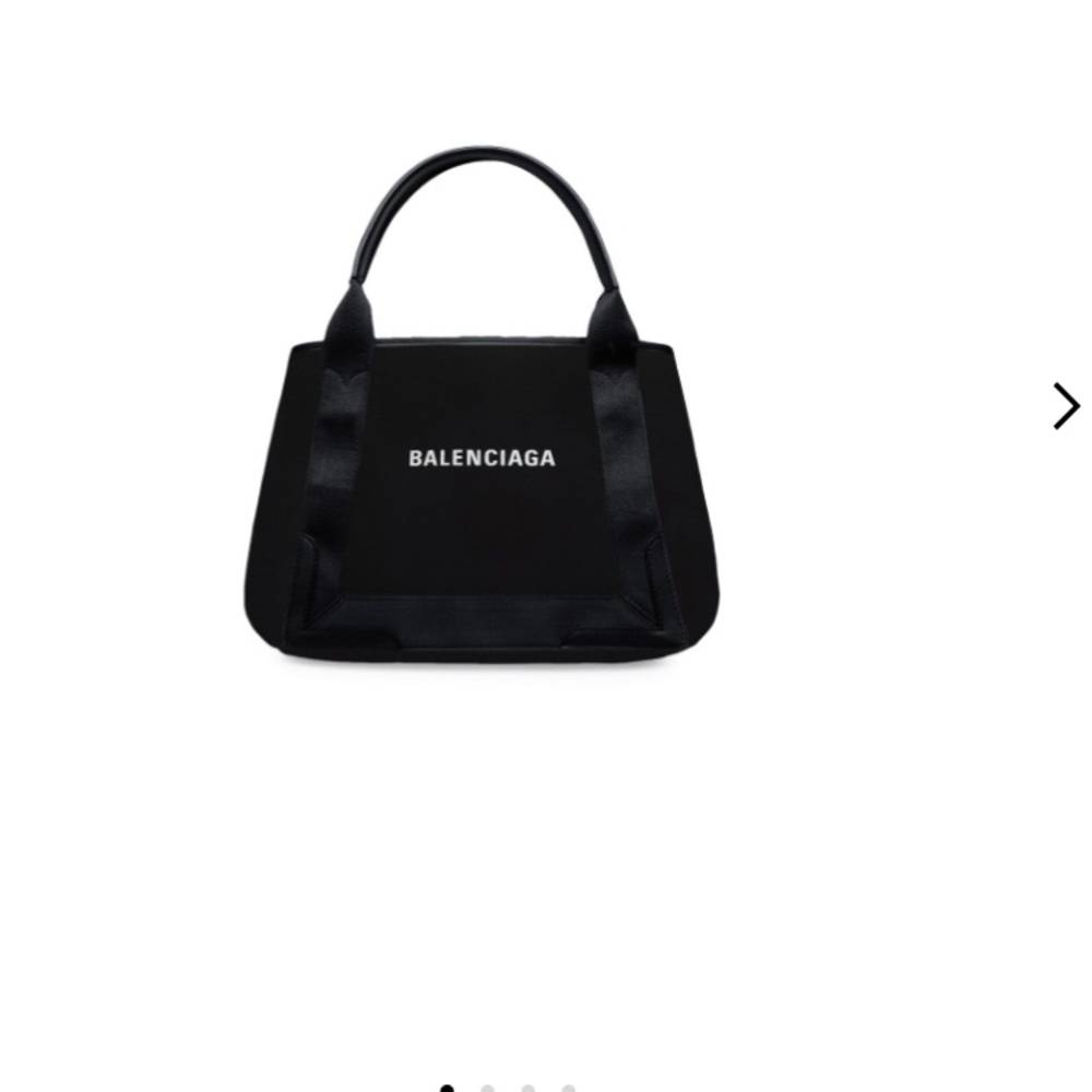 Balenciaga logo tote bag